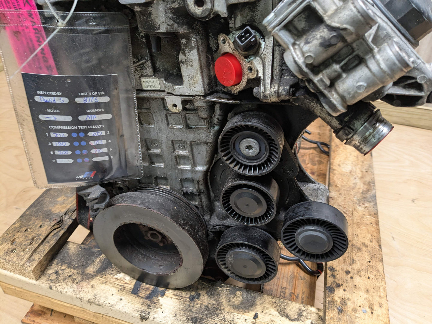 *NOTE* 07-09 OEM BMW E88 E92 E93 E90 Long Block 8-bolt N54 ENGINE MOTOR RWD