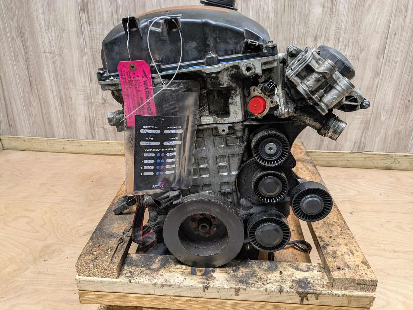 *NOTE* 07-09 OEM BMW E88 E92 E93 E90 Long Block 8-bolt N54 ENGINE MOTOR RWD