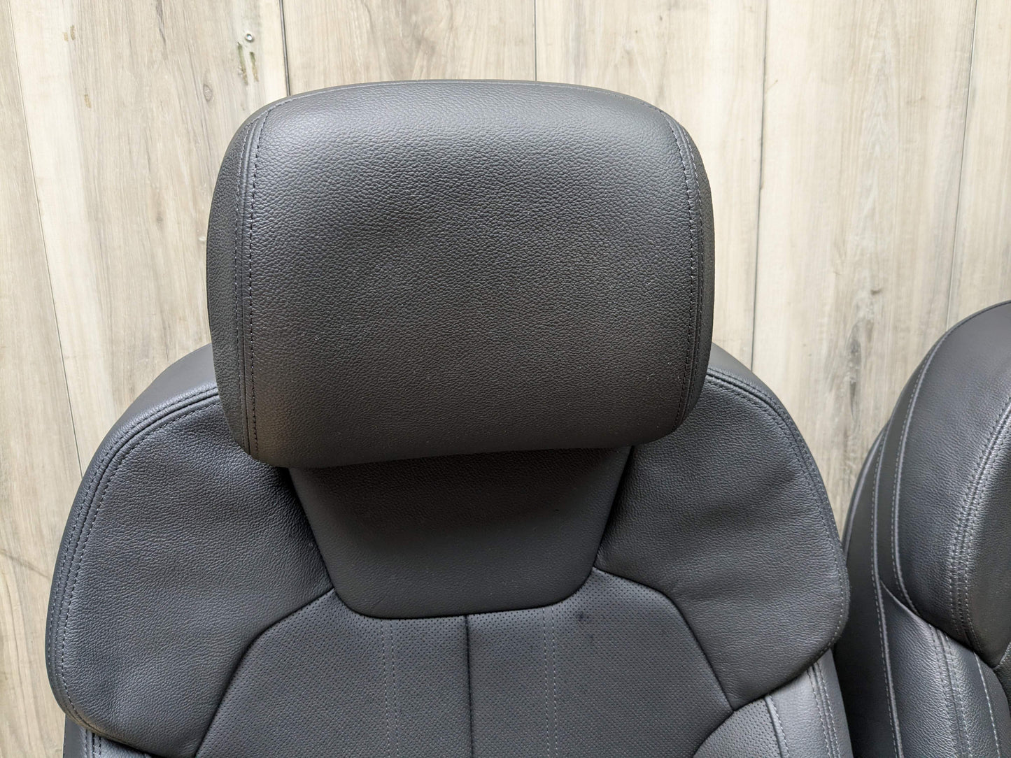 18-24 OEM BMW AUDI SQ5 SPORT Front Driver Passenger Seats Black 24k