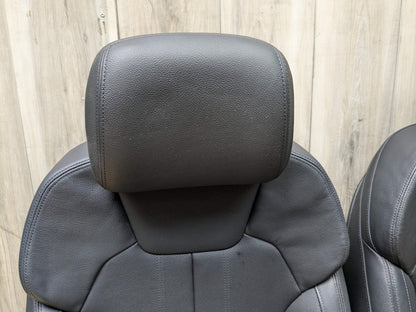 18-24 OEM BMW AUDI SQ5 SPORT Front Driver Passenger Seats Black 24k