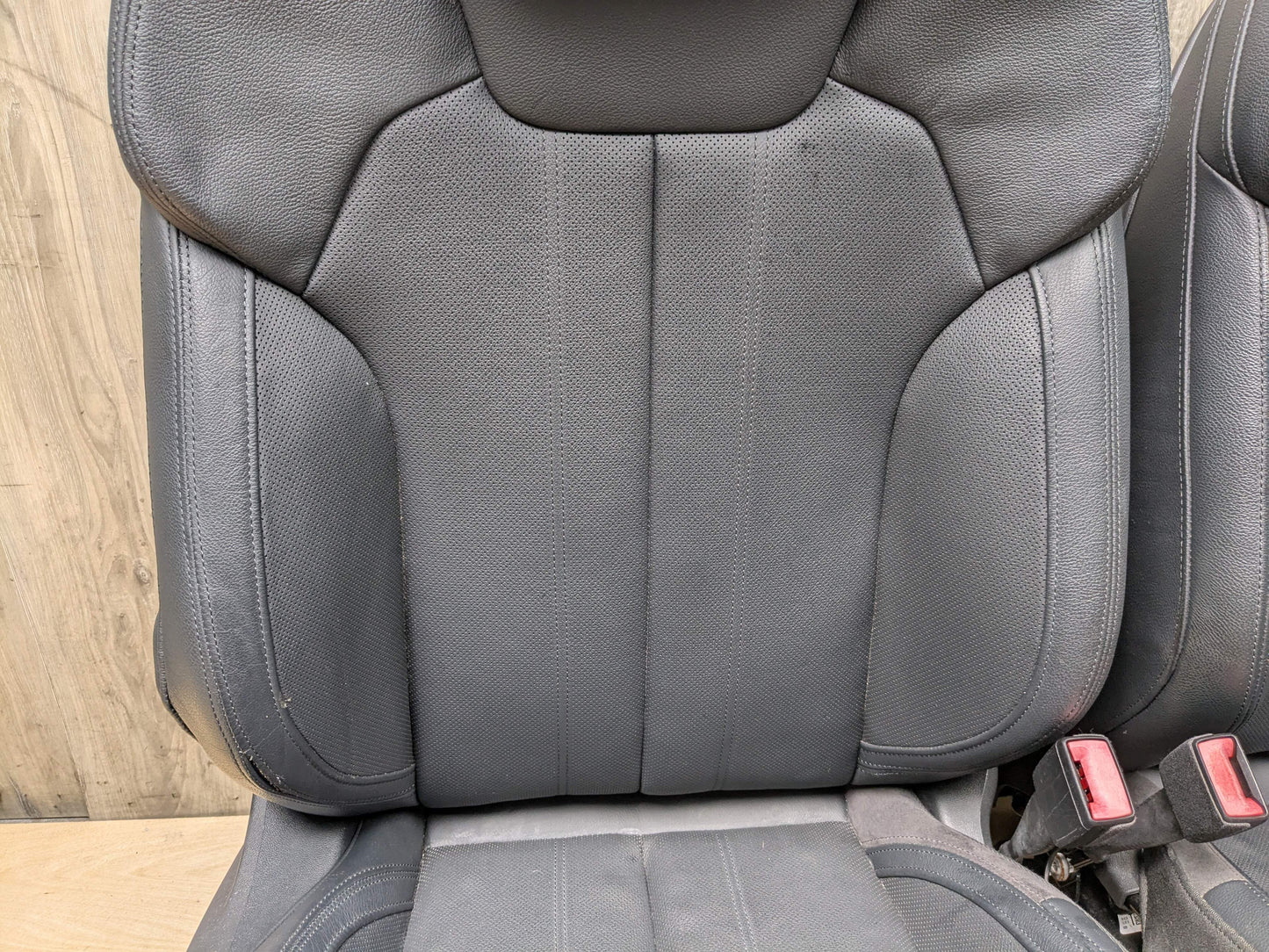 18-24 OEM BMW AUDI SQ5 SPORT Front Driver Passenger Seats Black 24k