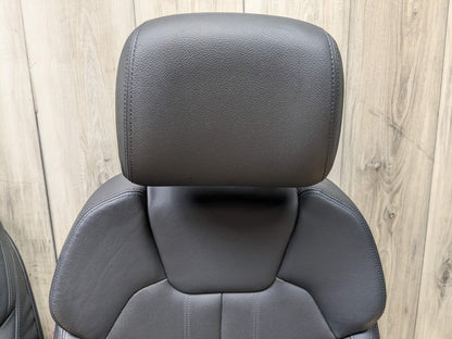 18-24 OEM BMW AUDI SQ5 SPORT Front Driver Passenger Seats Black 24k