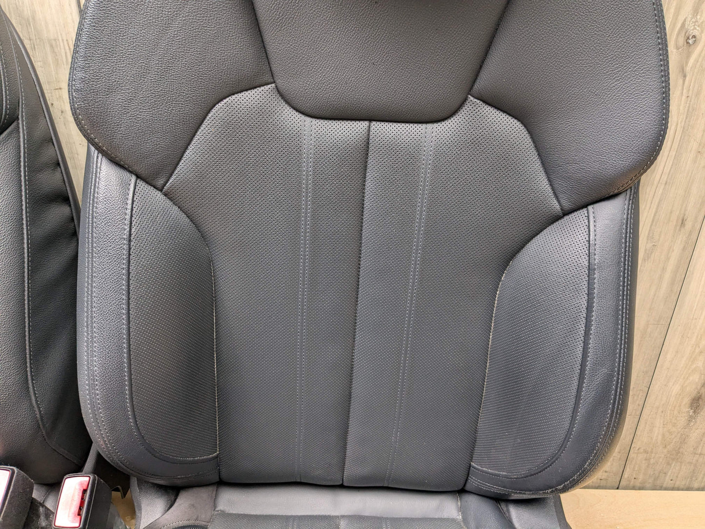 18-24 OEM BMW AUDI SQ5 SPORT Front Driver Passenger Seats Black 24k