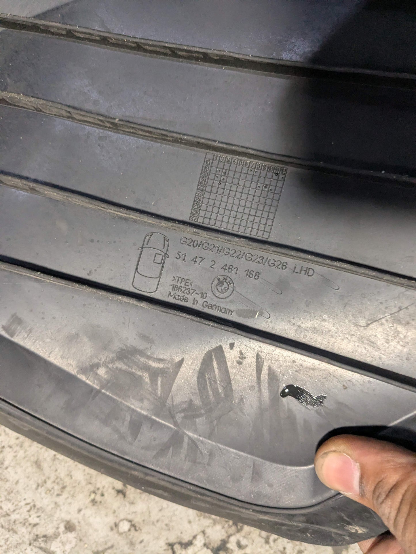 OEM BMW G20 G26 G80 330 M340 M3 Front Rear All Weather Rubber Floor Mats PAIR