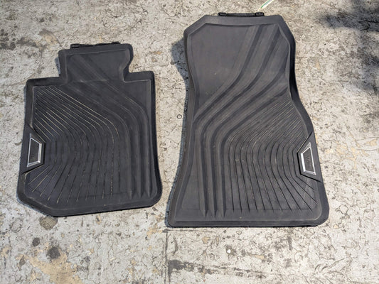 OEM BMW G20 G26 G80 330 M340 M3 Front Rear All Weather Rubber Floor Mats PAIR