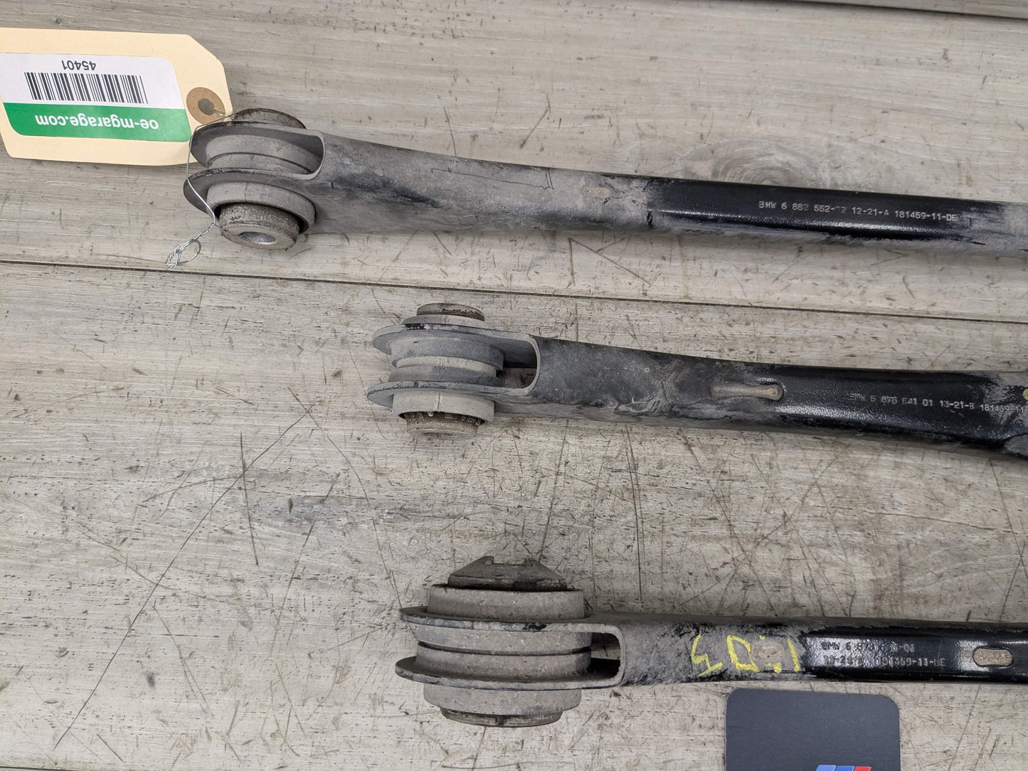 OEM BMW G20 G22 G23 G42 330 430 REAR Left Driver Upper Lower Control Arms (3)