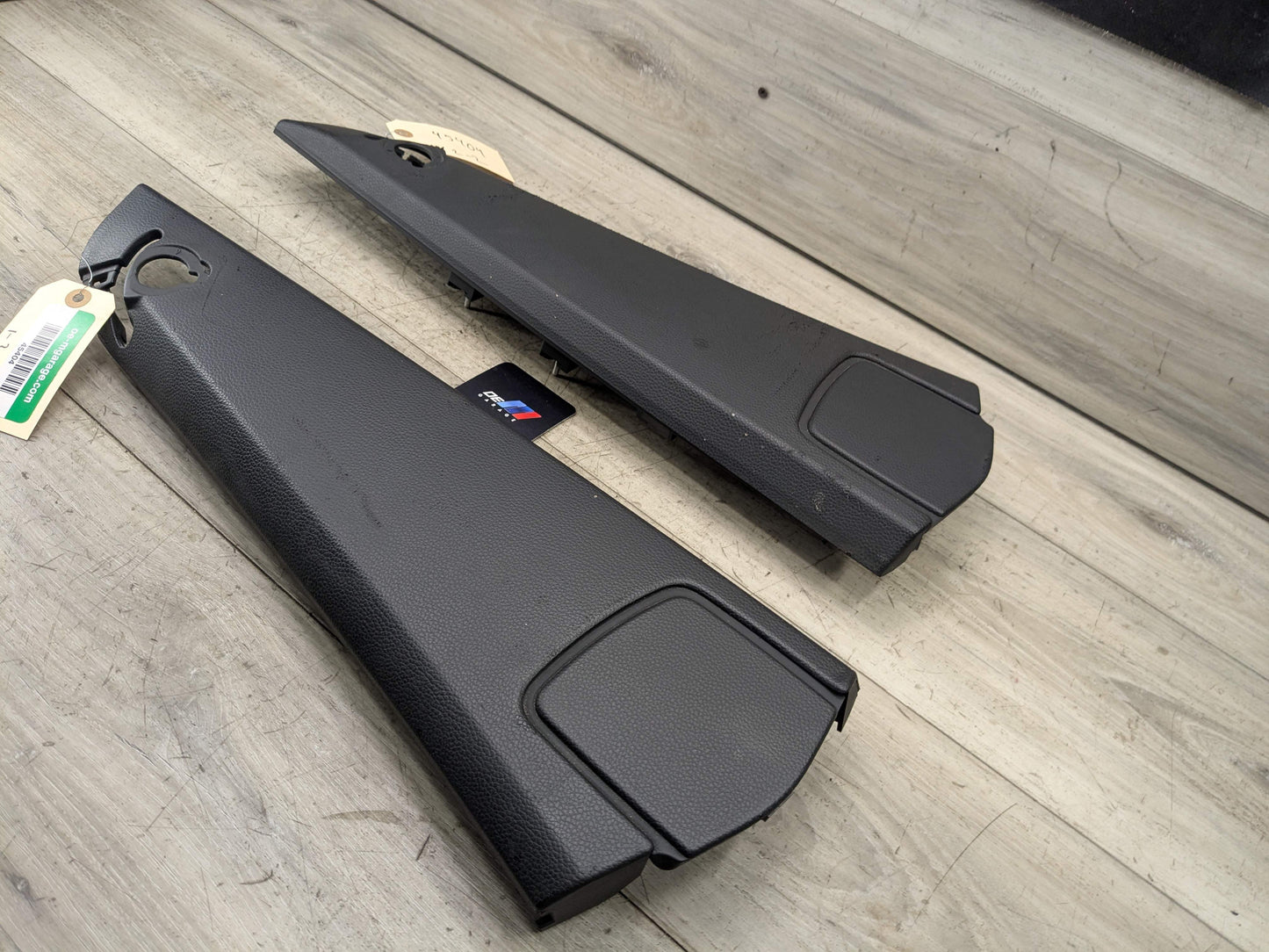*OEM BMW E88 128 135 Rear Left Right Quarter Panel Lateral Cover Trims SET Black
