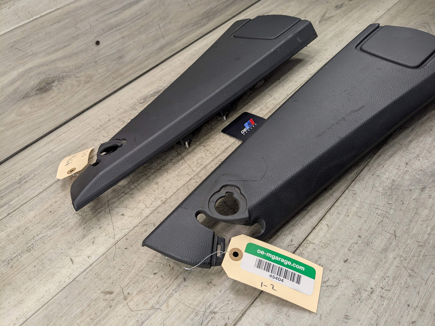 *OEM BMW E88 128 135 Rear Left Right Quarter Panel Lateral Cover Trims SET Black