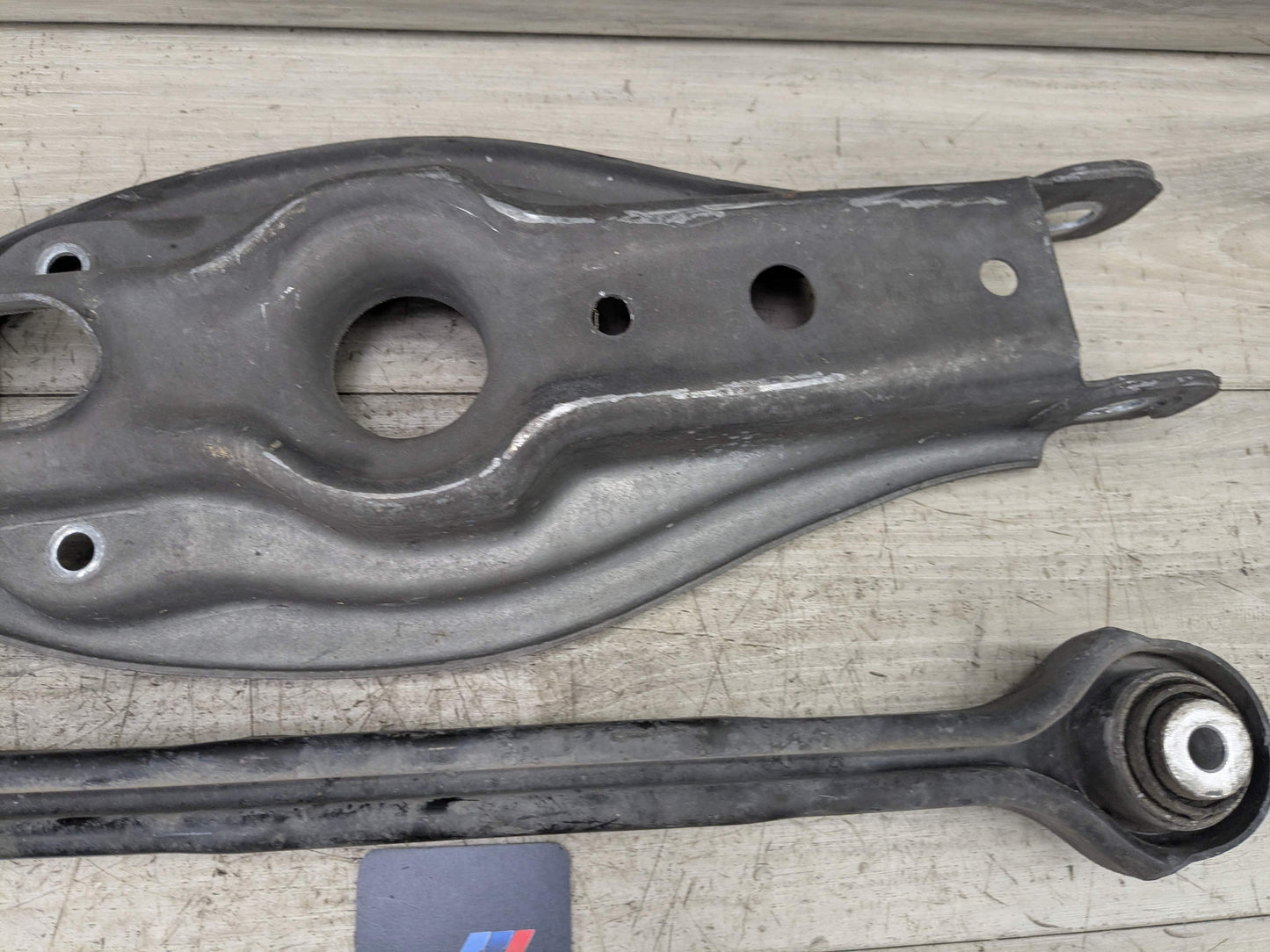 OEM BMW E82 E90 E92 Rear Right Passenger Upper Lower Wishbone Control Arms SET