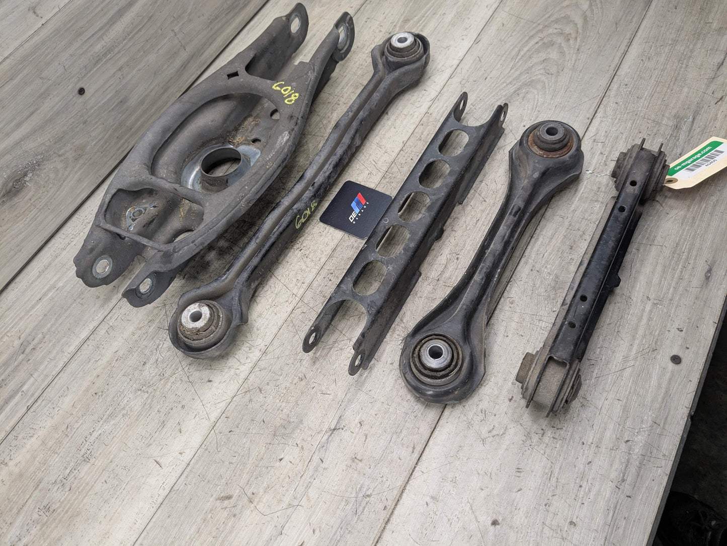 OEM BMW E82 E90 E92 Rear Right Passenger Upper Lower Wishbone Control Arms SET