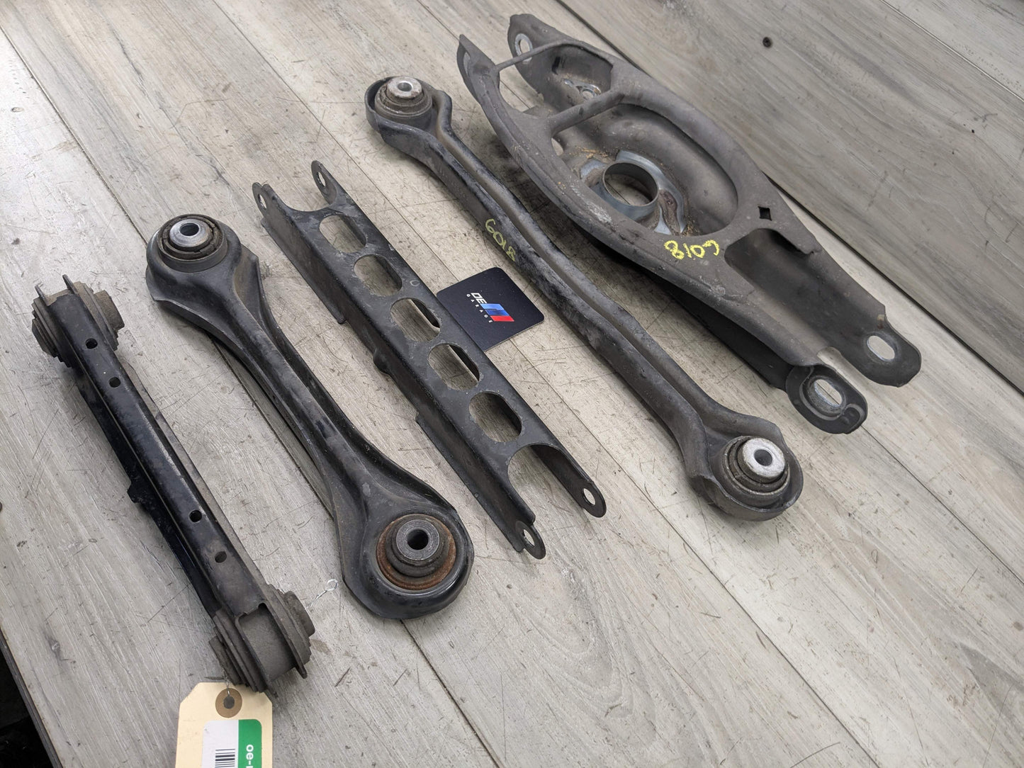 OEM BMW E82 E90 E92 Rear Right Passenger Upper Lower Wishbone Control Arms SET