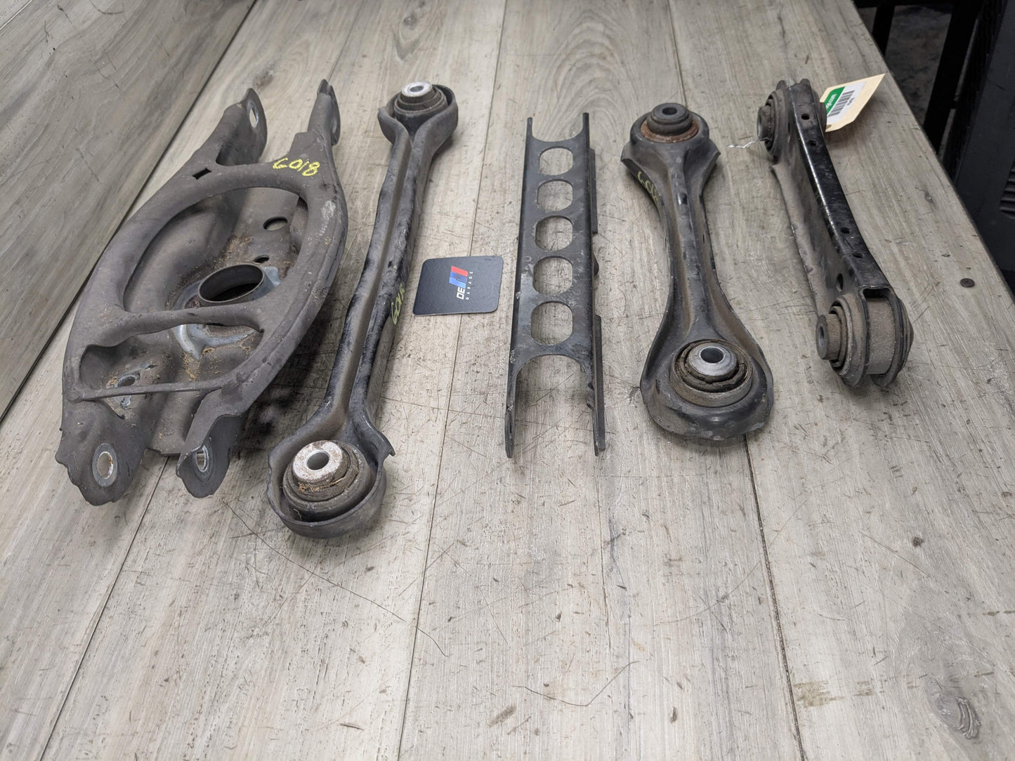 OEM BMW E82 E90 E92 Rear Right Passenger Upper Lower Wishbone Control Arms SET