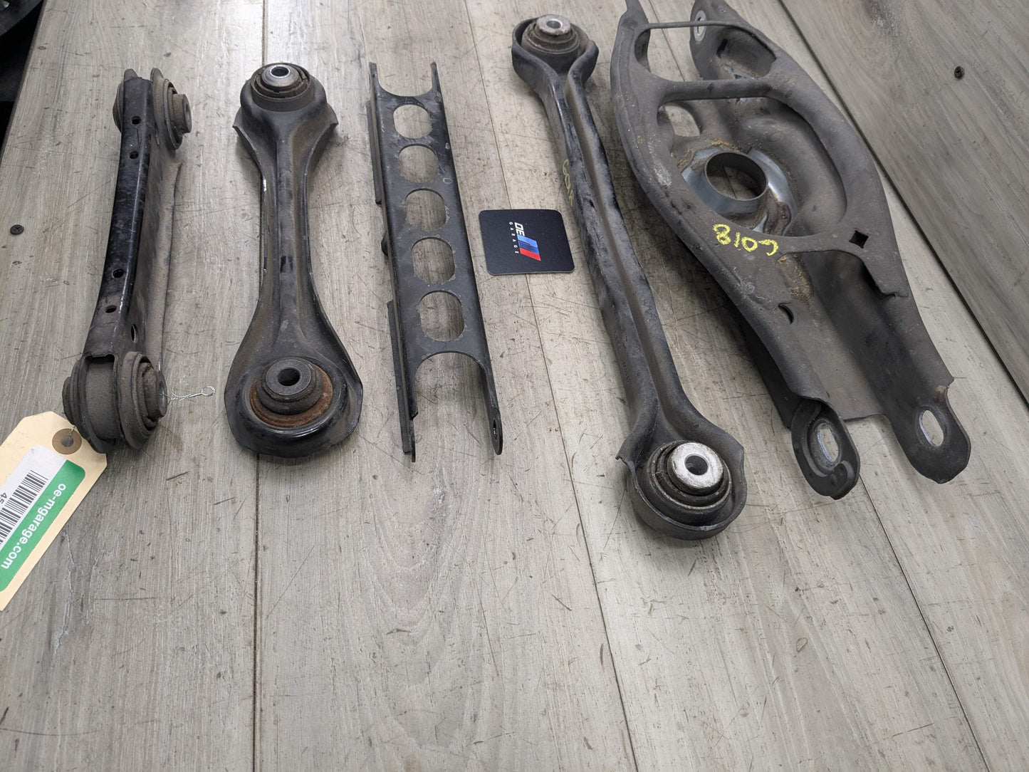 OEM BMW E82 E90 E92 Rear Right Passenger Upper Lower Wishbone Control Arms SET