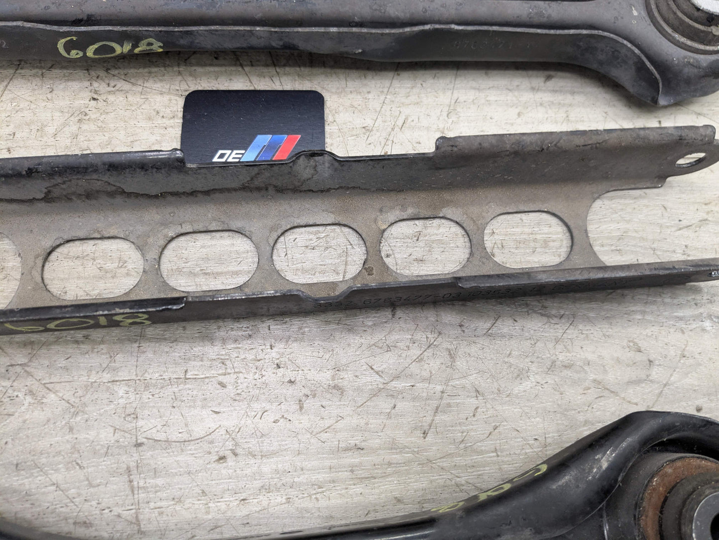 OEM BMW E82 E90 E92 E93 Rear Left Driver Upper Lower Wishbone Control Arms SET