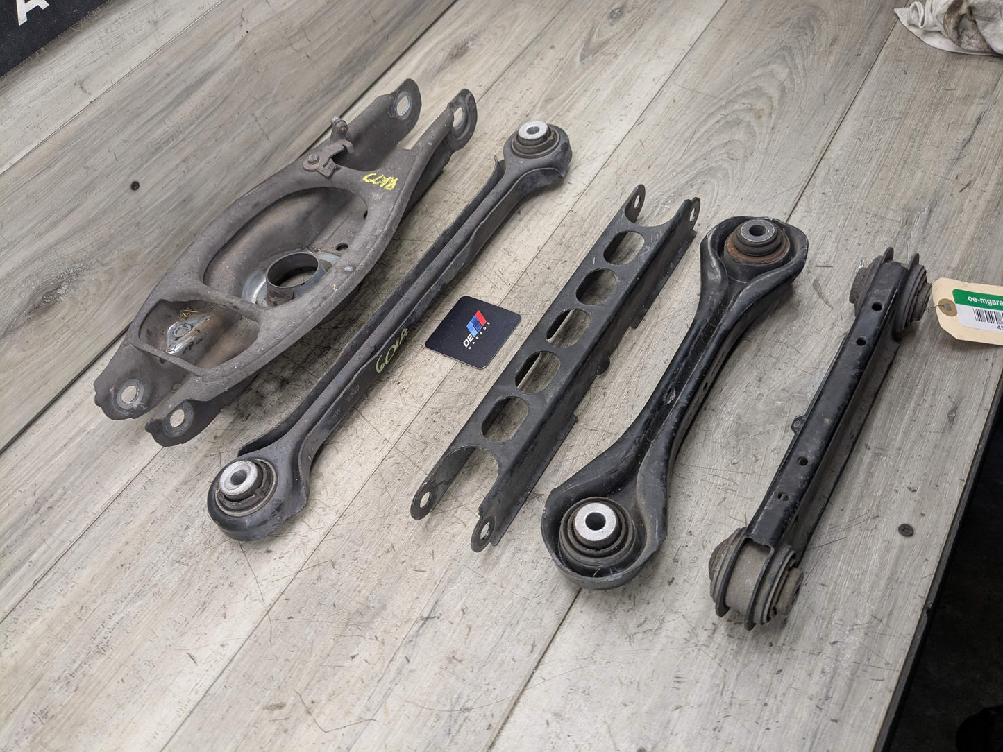 OEM BMW E82 E90 E92 E93 Rear Left Driver Upper Lower Wishbone Control Arms SET