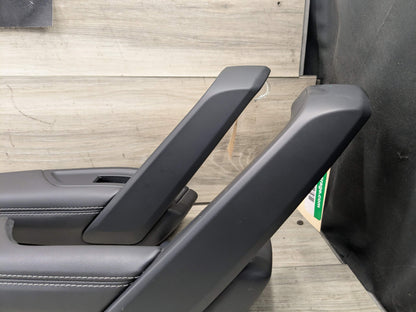 18-24 OEM AUDI Q5 SQ5 Front Rear Left Right Door Armrests Black Leather SET (4)