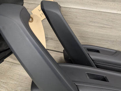 18-24 OEM AUDI Q5 SQ5 Front Rear Left Right Door Armrests Black Leather SET (4)