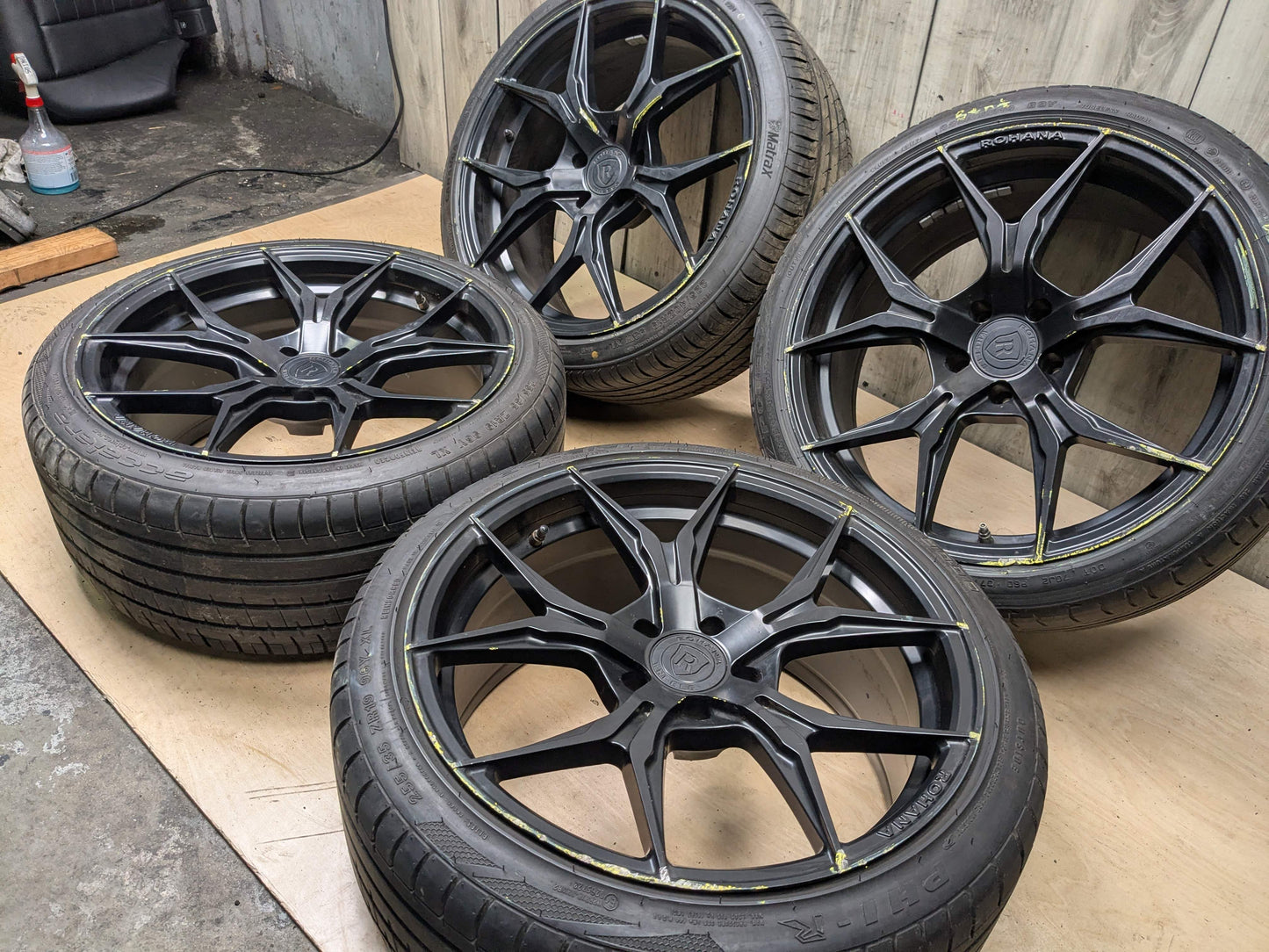 *NOTE* 19-25 ROHANA BMW G20 330 M340 Wheels Rims 19x8.5 19x9.5 ET30 ET35 SET