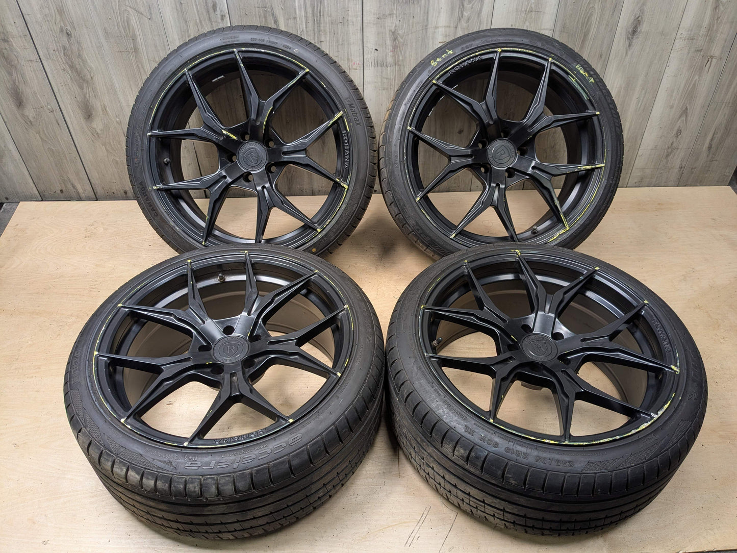 *NOTE* 19-25 ROHANA BMW G20 330 M340 Wheels Rims 19x8.5 19x9.5 ET30 ET35 SET