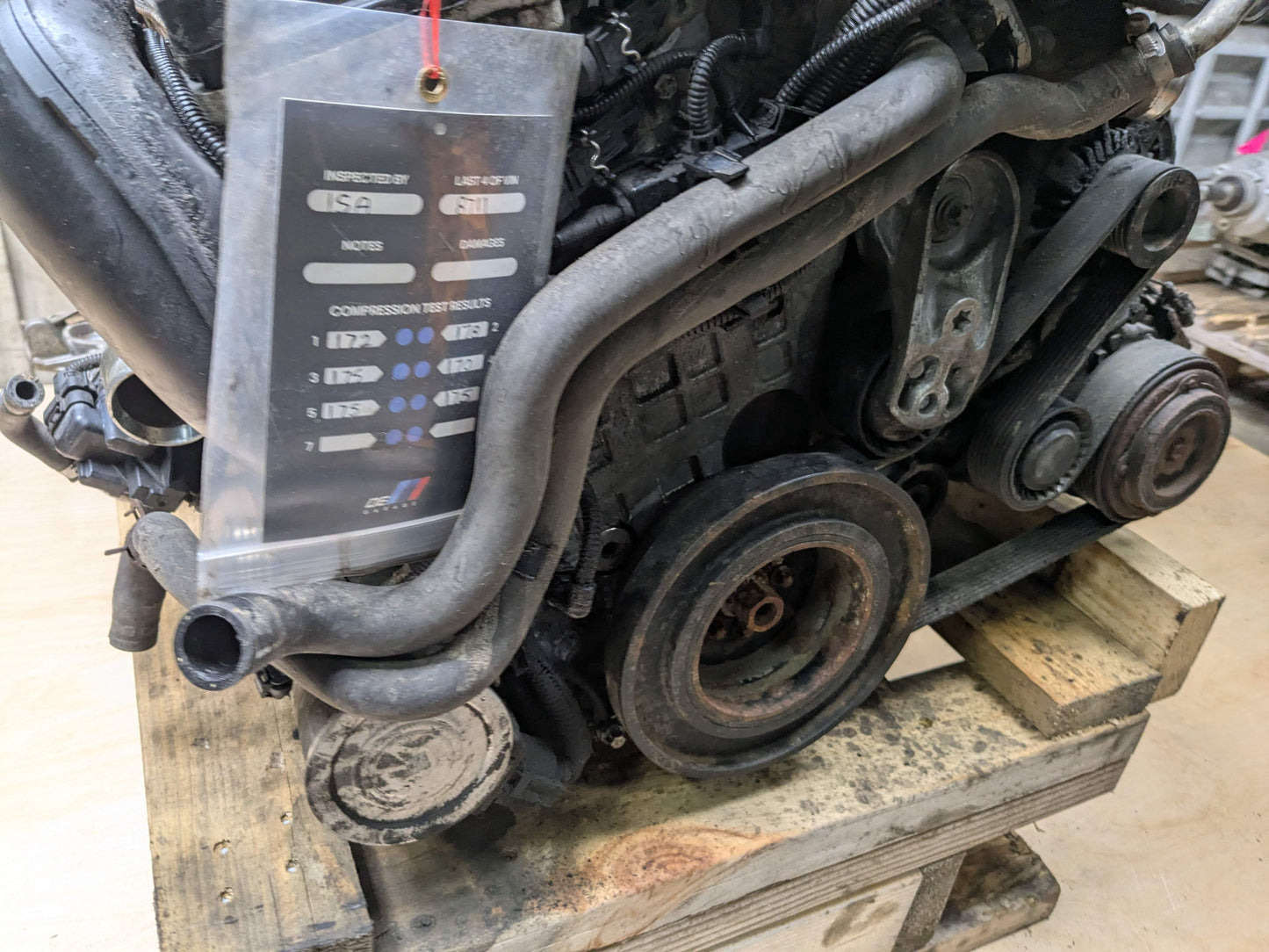 BMW OEM F15 F16 X5 X6 AWD Long Block N55 Engine Motor EWG 173k Miles RAN!