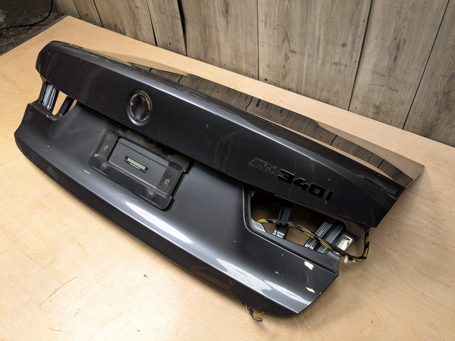 19-25 OEM BMW G20 G80 330 M340 M3 Rear Trunk Lid Panel Deck Shell Gray B39