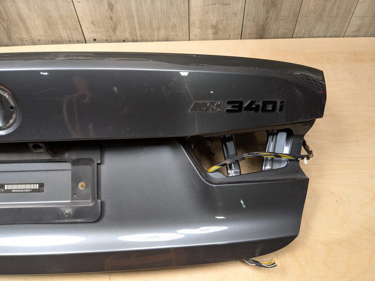 19-25 OEM BMW G20 G80 330 M340 M3 Rear Trunk Lid Panel Deck Shell Gray B39