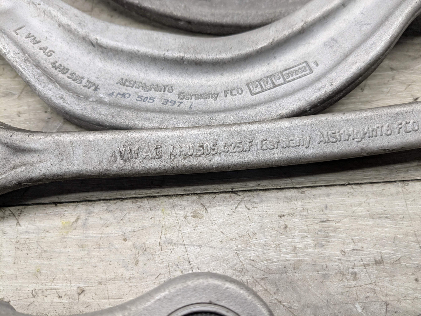18-24 OEM AUDI Q5 SQ5 Rear Left Driver Upper Lower Control Arm SET