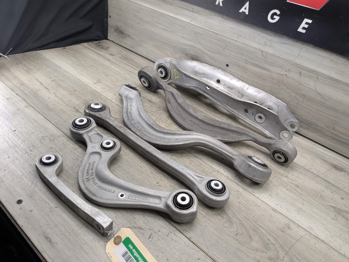 18-24 OEM AUDI Q5 SQ5 Rear Left Driver Upper Lower Control Arm SET