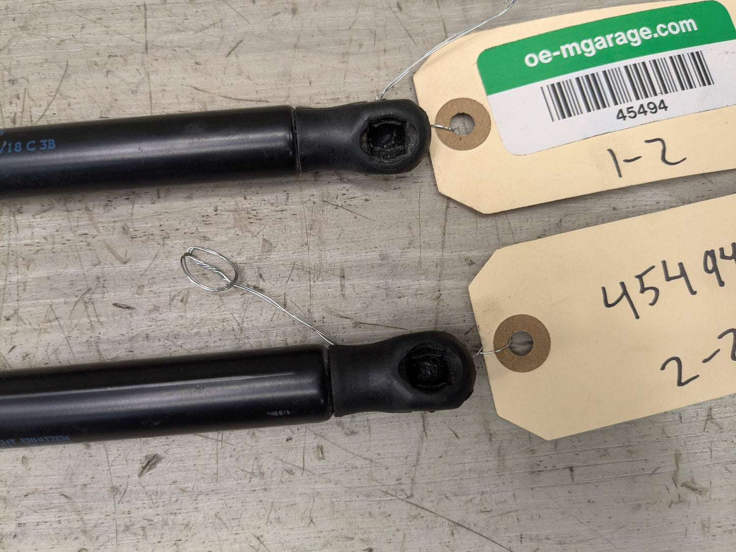 18-24 OEM AUDI Q5 SQ5 Rear Left Right Hood Trunk Support Strut Cylinder PAIR