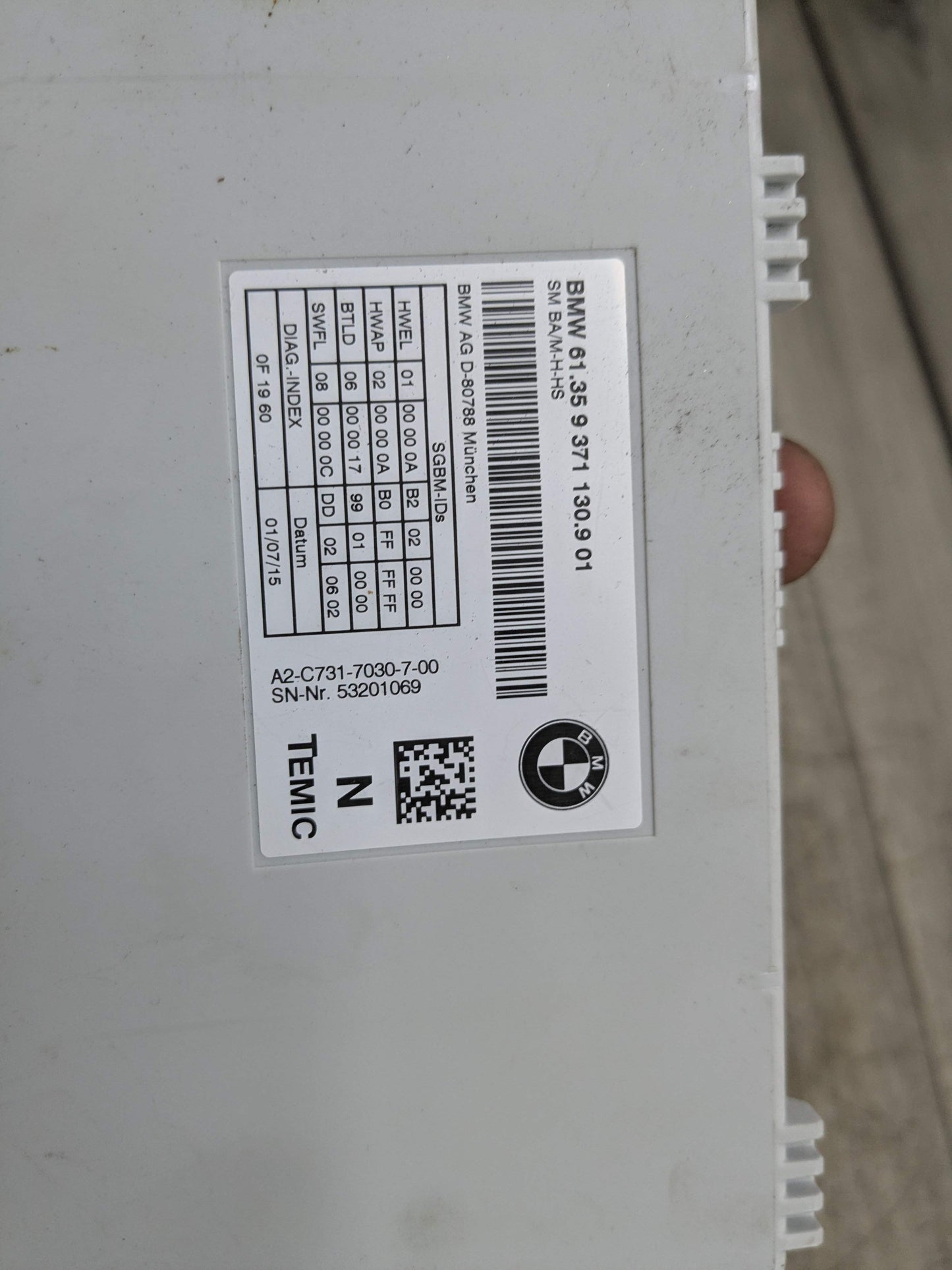 OEM BMW F15 F22 F30 F32 F36 F80 F82 M3 M4 Front Left Right Seat Control Module