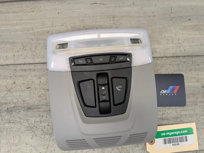 OEM BMW F15 F16 F39 F85 F86 X5 X6 Headliner Roof Console Dome Light Switch Gray