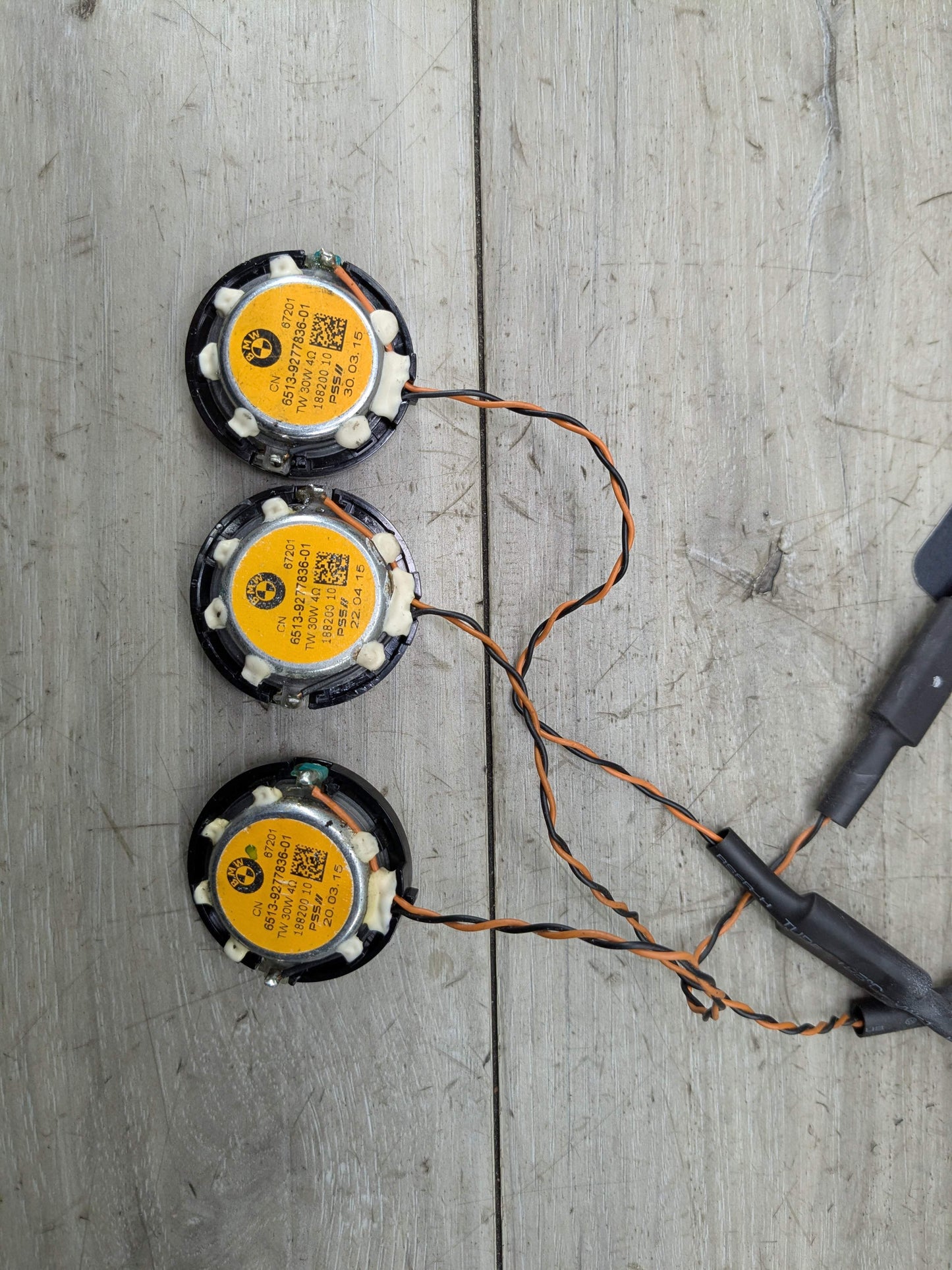 12-18 OEM BMW F15 F16 F25 F26 F85 F86 Stereo Audio Top Hifi System Speaker SET