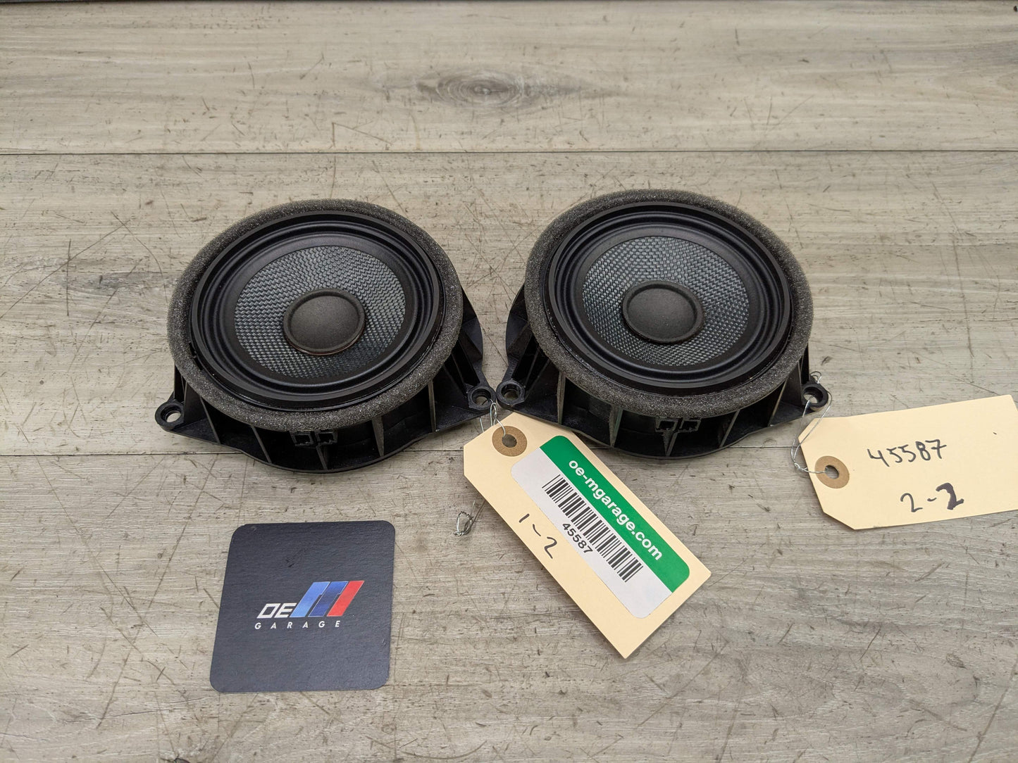 OEM BMW F15 F16 X5 X6 Stereo System Door Range Hifi Speaker PAIR