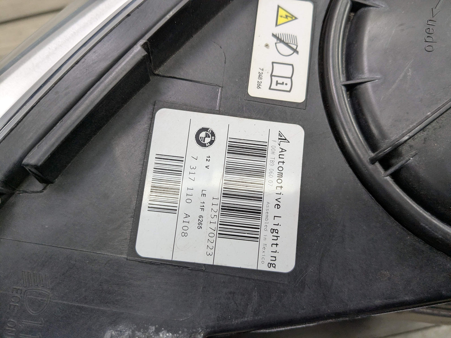 14-19 OEM BMW F15 F16 F85 X5 X6 Right Passenger AHL Xenon Headlight + Modules