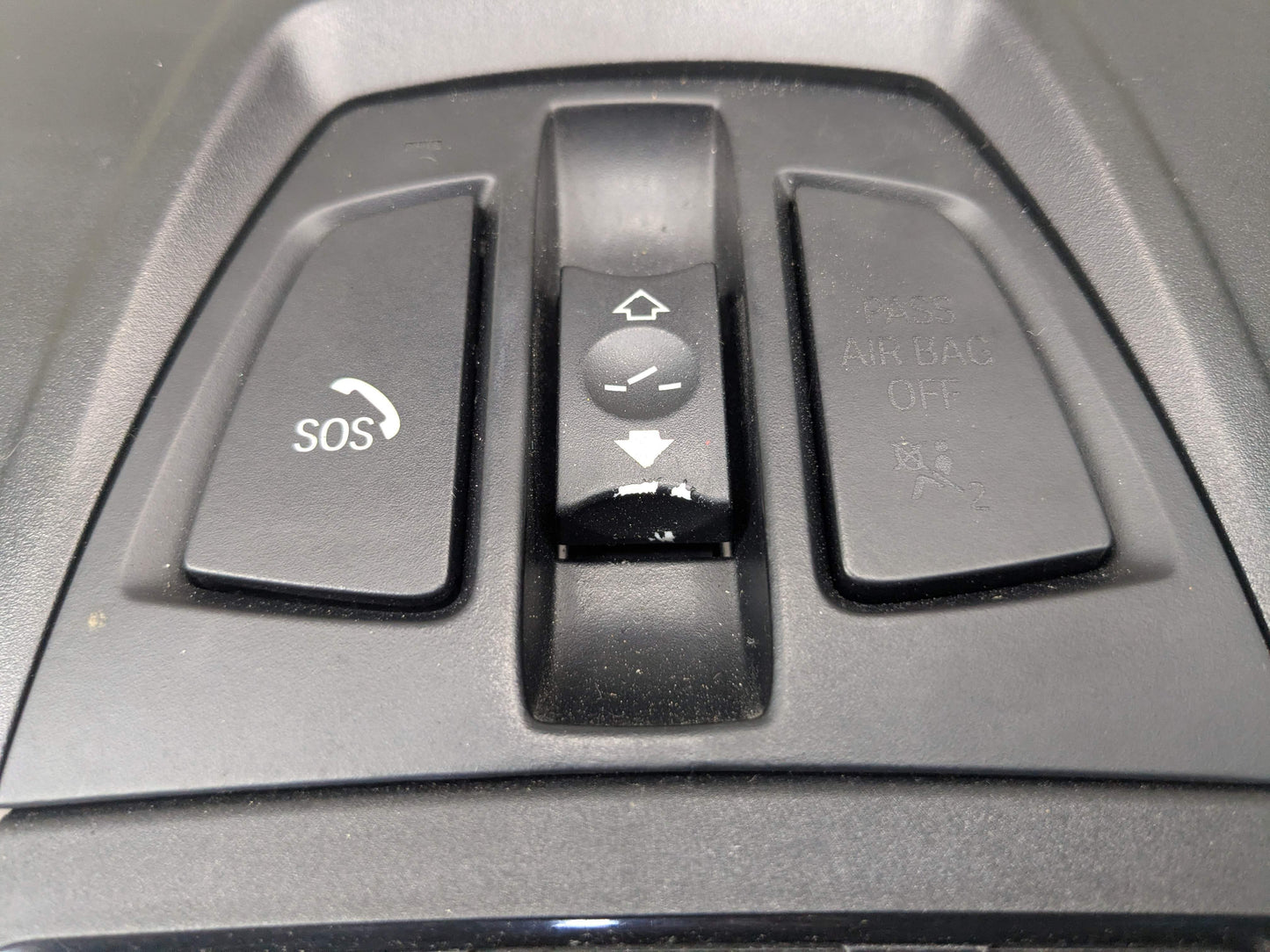 OEM BMW F15 F16 F39 F85 F86 X5 X6 Headliner Roof Console Dome Light Switch Black