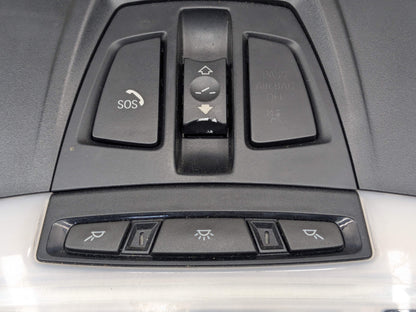 OEM BMW F15 F16 F39 F85 F86 X5 X6 Headliner Roof Console Dome Light Switch Black