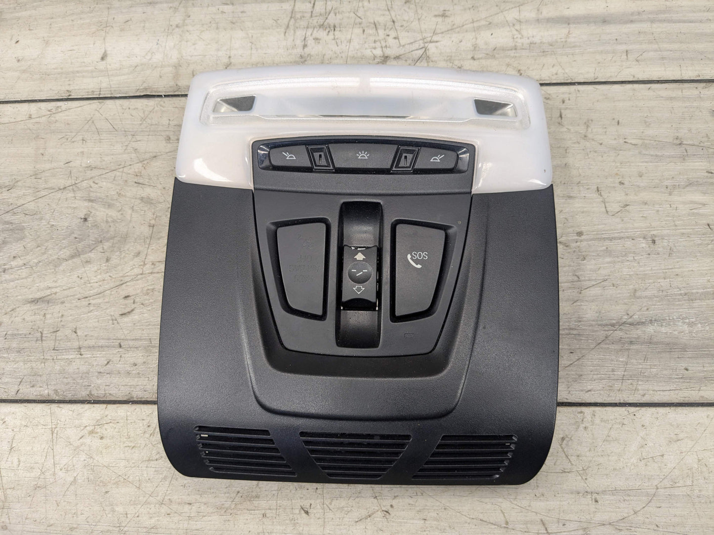 OEM BMW F15 F16 F39 F85 F86 X5 X6 Headliner Roof Console Dome Light Switch Black