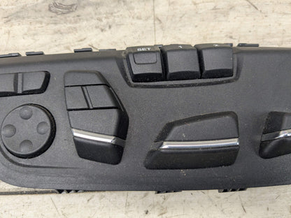 OEM BMW F15 F16 X5 X6 Front Right Passenger Seat Adjust Control Memory Switch