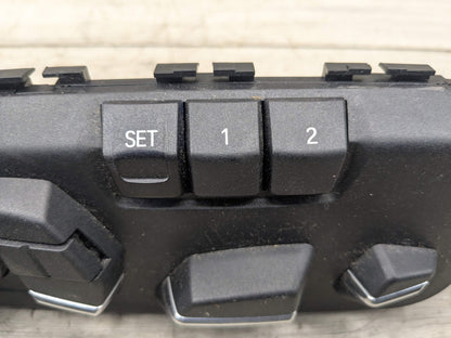 OEM BMW F15 F16 X5 X6 Front Right Passenger Seat Adjust Control Memory Switch