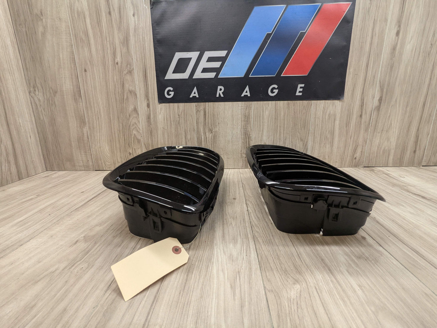 AFT BMW E70 E71 E72 X5 X6 Front Upper Kidney Grilles Complete Black PAIR
