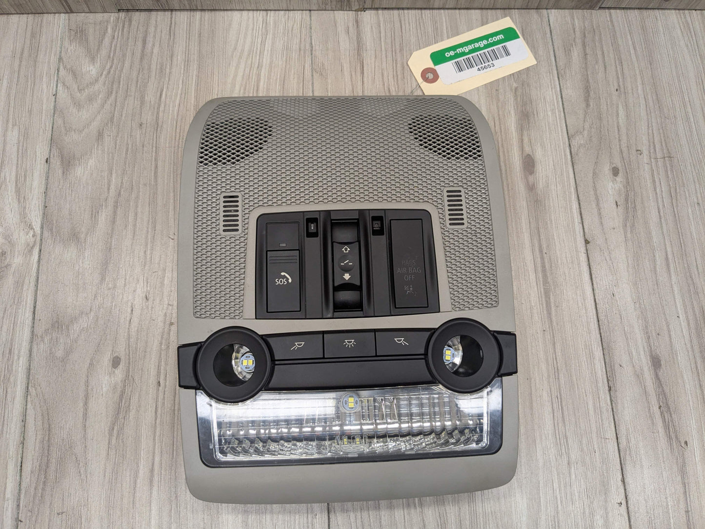 07-14 OEM BMW E70 E71 E72 X5 X6 Overhead Dome Light Reading Lamp GRAY