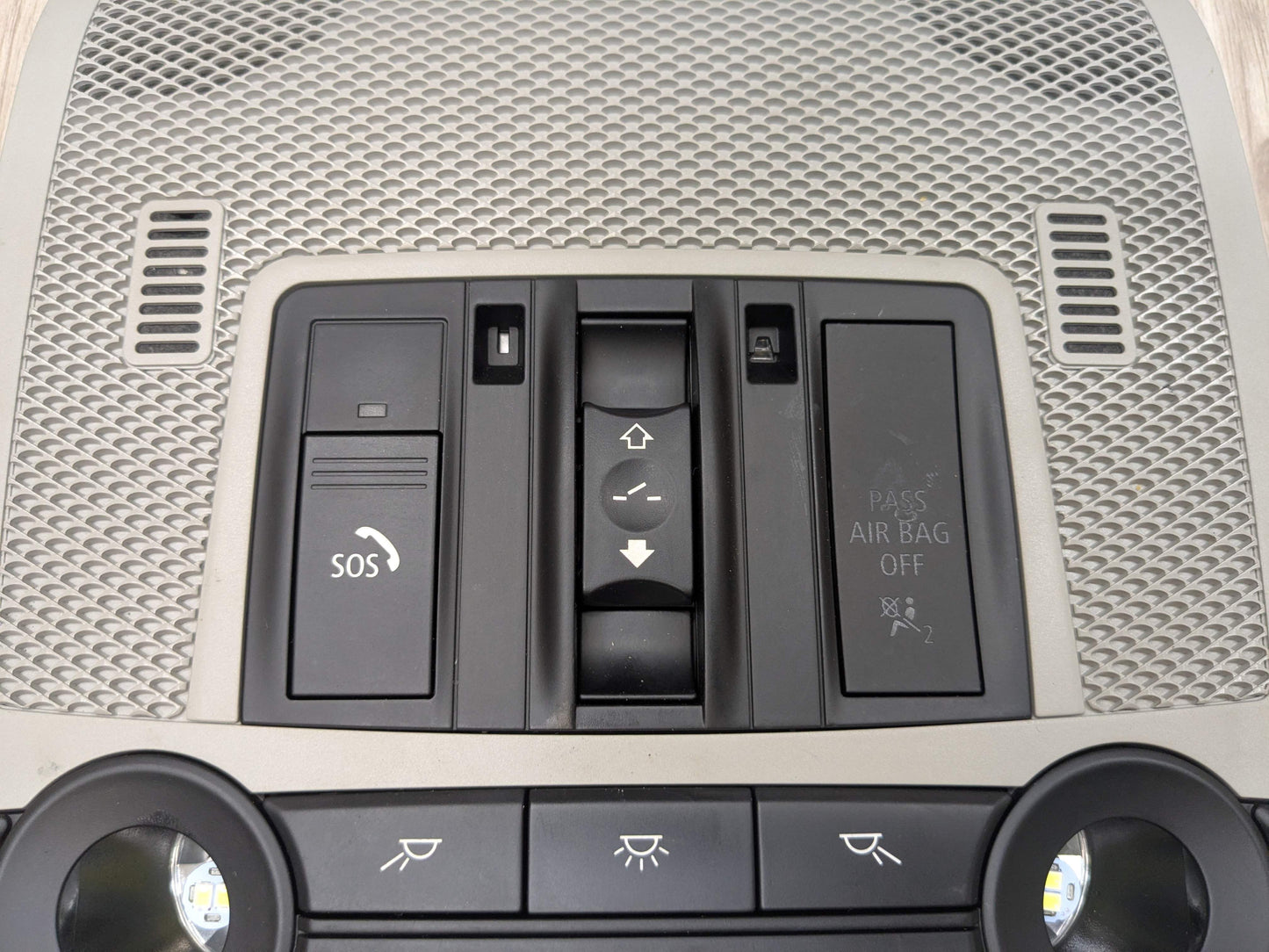 07-14 OEM BMW E70 E71 E72 X5 X6 Overhead Dome Light Reading Lamp GRAY