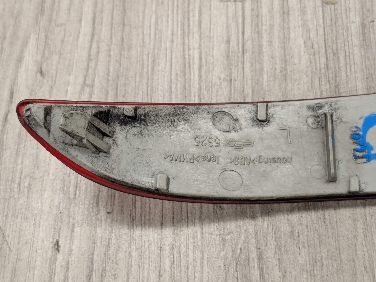 07-13 OEM BMW E70 X5 Rear Left Right Bumper Reflector Marker PAIR