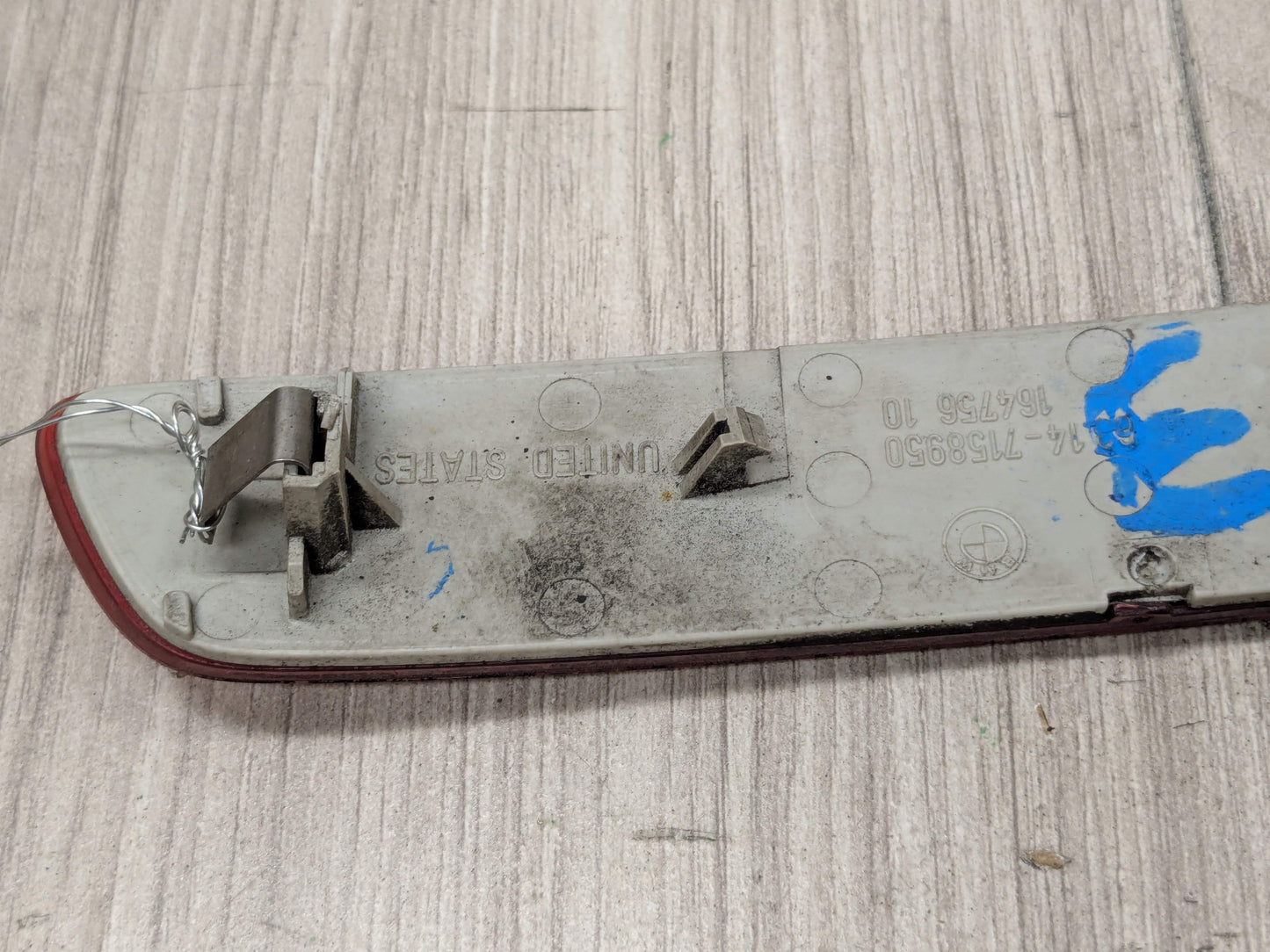 07-13 OEM BMW E70 X5 Rear Left Right Bumper Reflector Marker PAIR