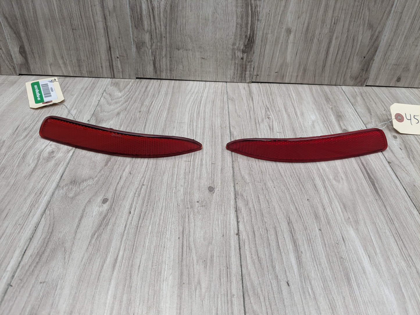 07-13 OEM BMW E70 X5 Rear Left Right Bumper Reflector Marker PAIR