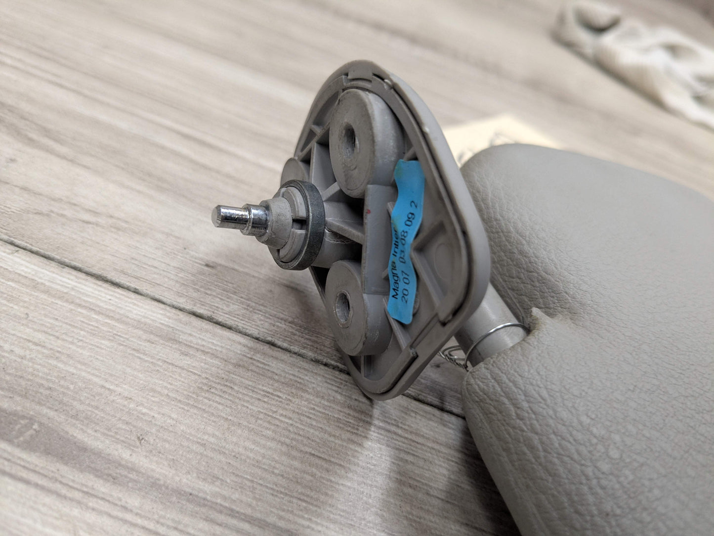 07-13 OEM BMW E70 X5 Front Left Right Interior Sun Visor GRAY/VINYL SET