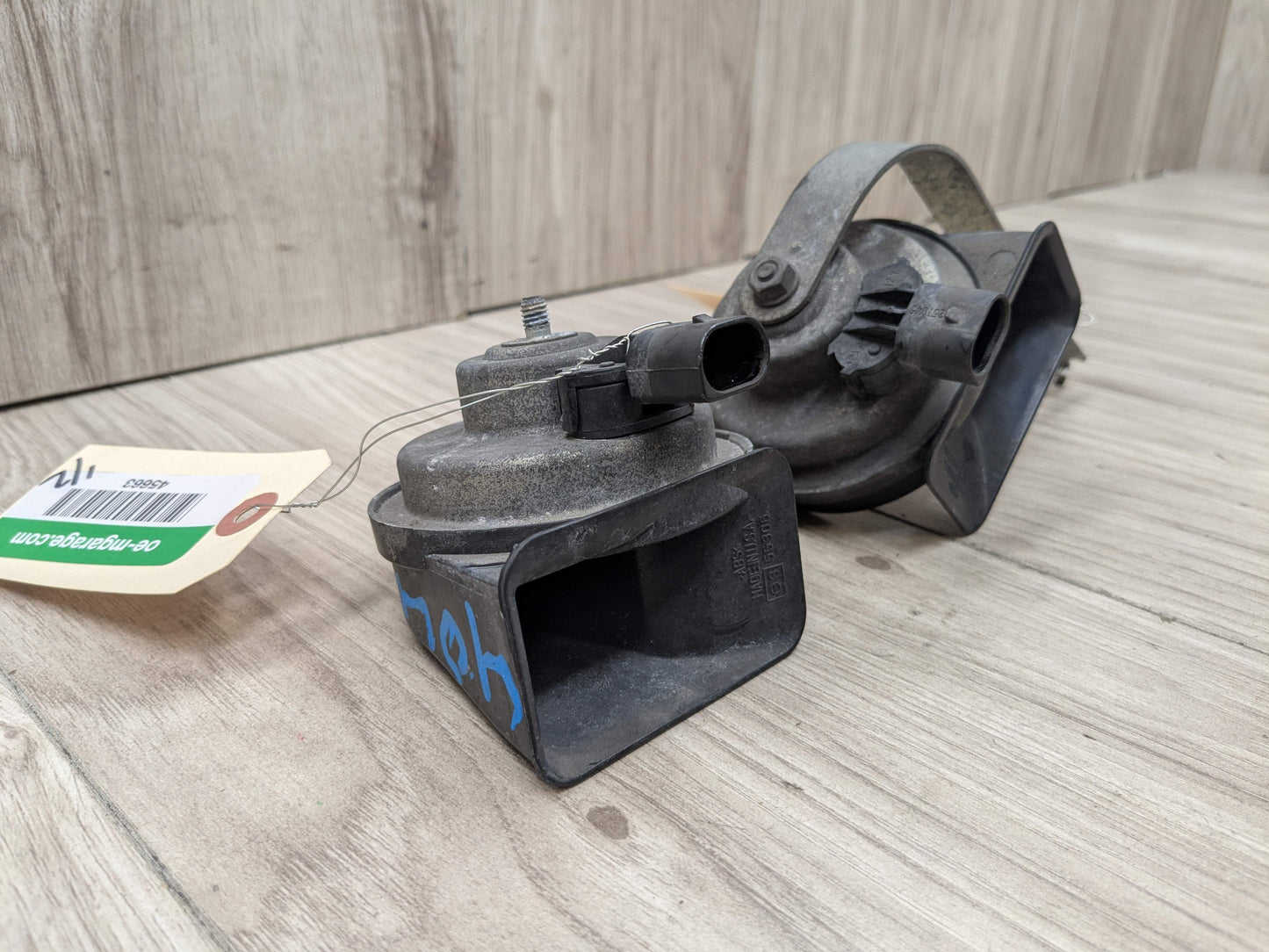 7-13 OEM BMW E70 E71 E72 Left Right High Low Tone Horn Signal PAIR