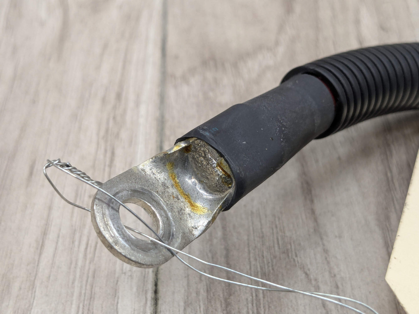 7-13 OEM BMW E70 E71 X5 X6 Battery Plus Pole Terminal Positive Red Cable