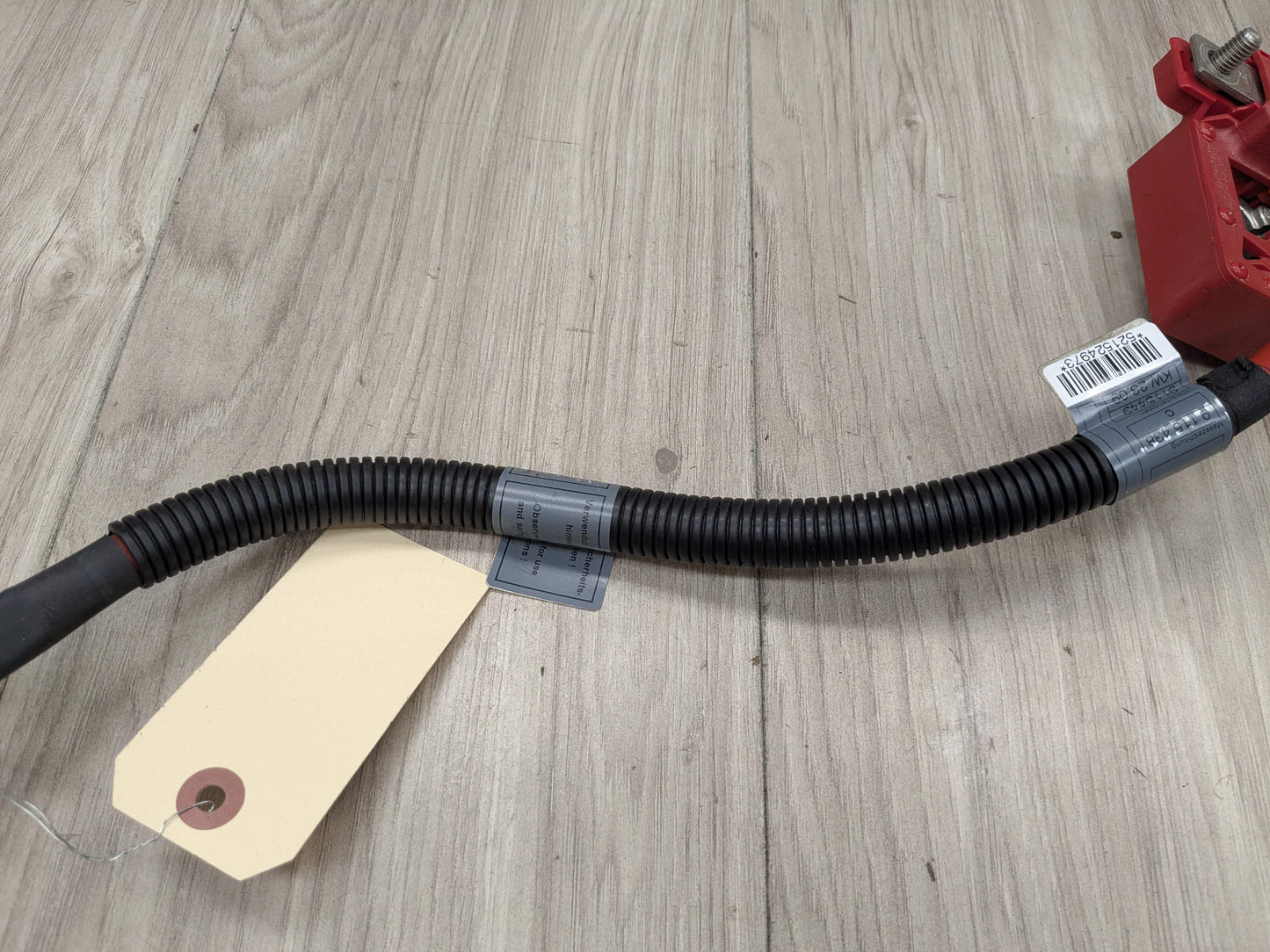 7-13 OEM BMW E70 E71 X5 X6 Battery Plus Pole Terminal Positive Red Cable