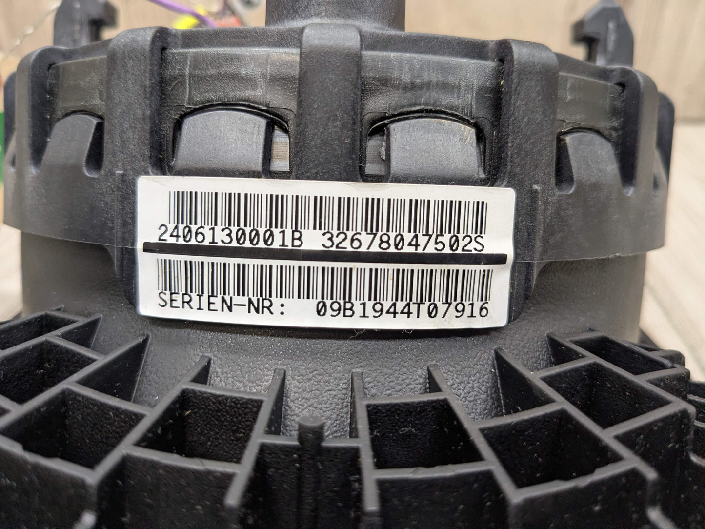 *OEM BMW E70 E71 X5 X6 Front Driver Steering Wheel Airbag Air Bag Black